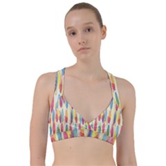 Watercolour-texture Sweetheart Sports Bra by nate14shop