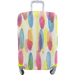 Watercolour-texture Luggage Cover (large) by nate14shop