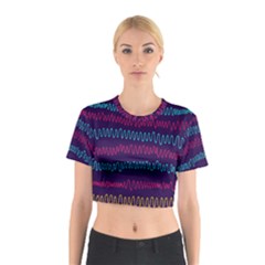 Waves Cotton Crop Top