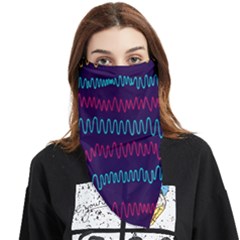 Waves Face Covering Bandana (triangle) by nate14shop