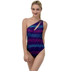 Waves To One Side Swimsuit