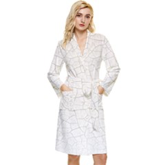  Surface  Long Sleeve Velour Robe by artworkshop