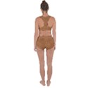 Leather Brown  Racerback Boyleg Bikini Set View2