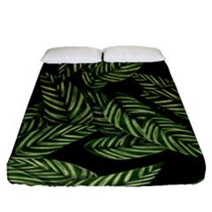  Leaves  Fitted Sheet (queen Size) by artworkshop