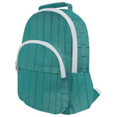 Green Surface  Rounded Multi Pocket Backpack by artworkshop
