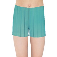 Green Surface  Kids  Sports Shorts by artworkshop