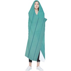 Green Surface  Wearable Blanket