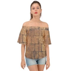 Architecture  Off Shoulder Short Sleeve Top by artworkshop