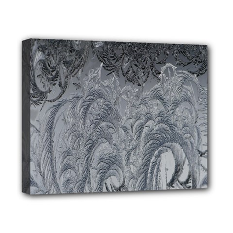 Ice Frost Crystals Canvas 10  X 8  (stretched) by artworkshop
