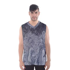 Ice Frost Crystals Men s Basketball Tank Top