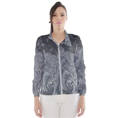 Ice Frost Crystals Women s Windbreaker