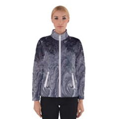 Ice Frost Crystals Women s Bomber Jacket