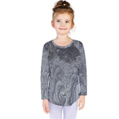 Ice Frost Crystals Kids  Long Sleeve Tee