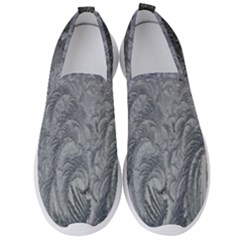 Ice Frost Crystals Men s Slip On Sneakers