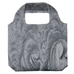 Ice Frost Crystals Premium Foldable Grocery Recycle Bag by artworkshop