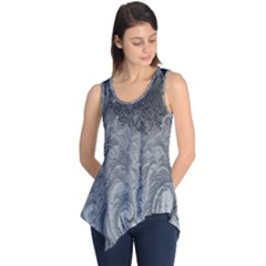 Ice Frost Crystals Sleeveless Tunic by artworkshop