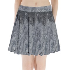 Ice Frost Crystals Pleated Mini Skirt by artworkshop