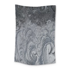 Ice Frost Crystals Small Tapestry by artworkshop