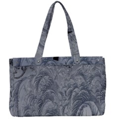 Ice Frost Crystals Canvas Work Bag by artworkshop