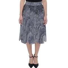 Ice Frost Crystals Classic Midi Skirt by artworkshop