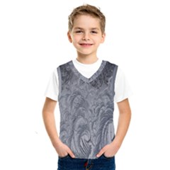 Ice Frost Crystals Kids  Basketball Tank Top by artworkshop