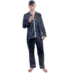  Stars Rotation  Men s Long Sleeve Satin Pajamas Set by artworkshop