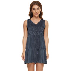  Stars Rotation  Tiered Sleeveless Mini Dress by artworkshop