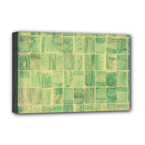 Bathroom Ceramic  Deluxe Canvas 18  X 12  (stretched) by artworkshop