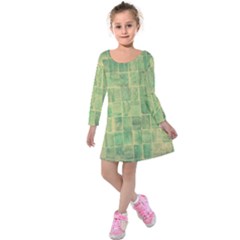 Bathroom Ceramic  Kids  Long Sleeve Velvet Dress