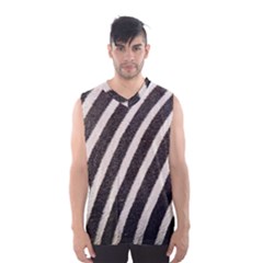  Zebra Pattern  Men s Basketball Tank Top by artworkshop