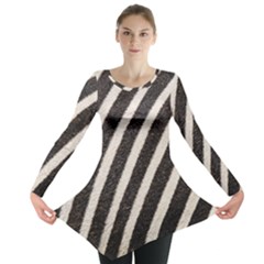  Zebra Pattern  Long Sleeve Tunic  by artworkshop