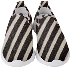  Zebra Pattern  Kids  Slip On Sneakers by artworkshop