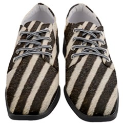  Zebra Pattern  Women Heeled Oxford Shoes by artworkshop