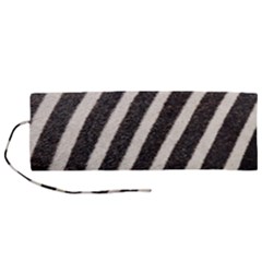  Zebra Pattern  Roll Up Canvas Pencil Holder (m) by artworkshop