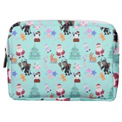 Green Krampus Christmas Make Up Pouch (medium)