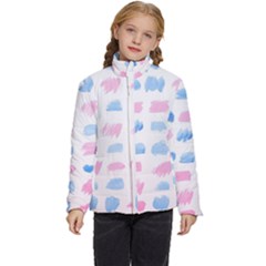 Background Collor Kids  Puffer Bubble Jacket Coat by nate14shop