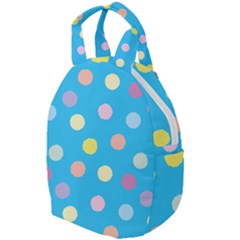 Blue Polkadot Travel Backpacks by nate14shop