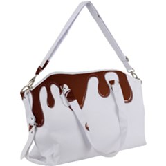 Chocolate Canvas Crossbody Bag