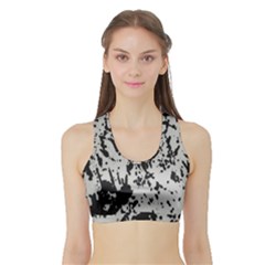 Fabric Sports Bra With Border