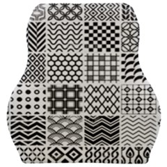 Ilustrasi Pattern Car Seat Velour Cushion 