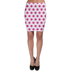 Polka-dots Bodycon Skirt