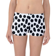 Random-circles-seamless-pattern Boyleg Bikini Bottoms