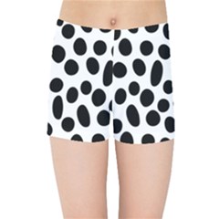 Random-circles-seamless-pattern Kids  Sports Shorts