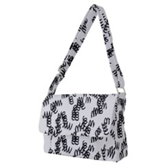 Spirals Full Print Messenger Bag (m)