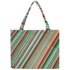 Stripe-colorful-cloth Mini Tote Bag by nate14shop