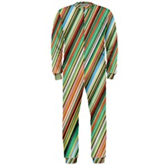 Stripe-colorful-cloth Onepiece Jumpsuit (men)