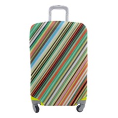 Stripe-colorful-cloth Luggage Cover (small) by nate14shop