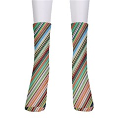 Stripe-colorful-cloth Crew Socks