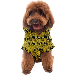 Yellow-abstrac Dog Coat by nate14shop