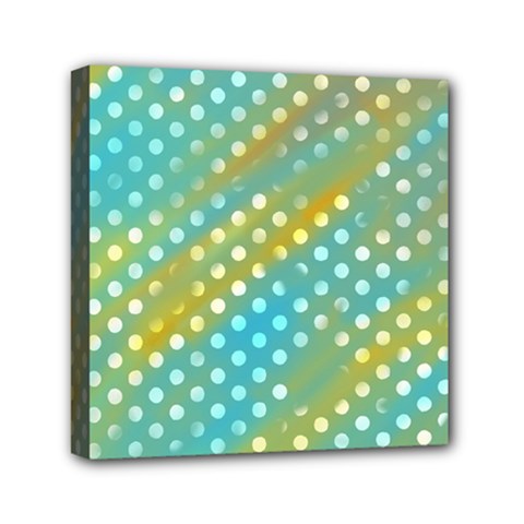 Abstract-polkadot 01 Mini Canvas 6  X 6  (stretched)